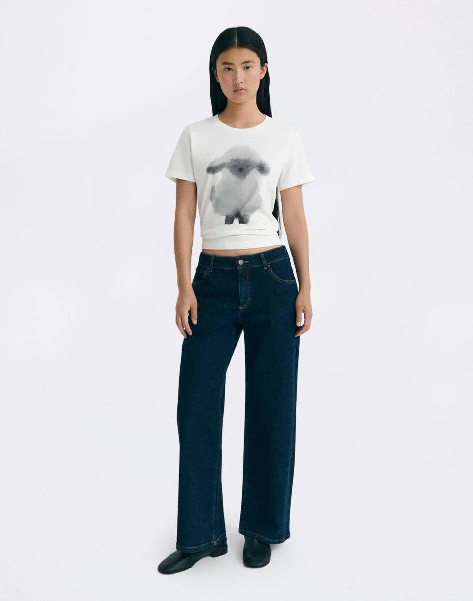 Thinking MU Cloud Sheep Ida Tee WHITE M