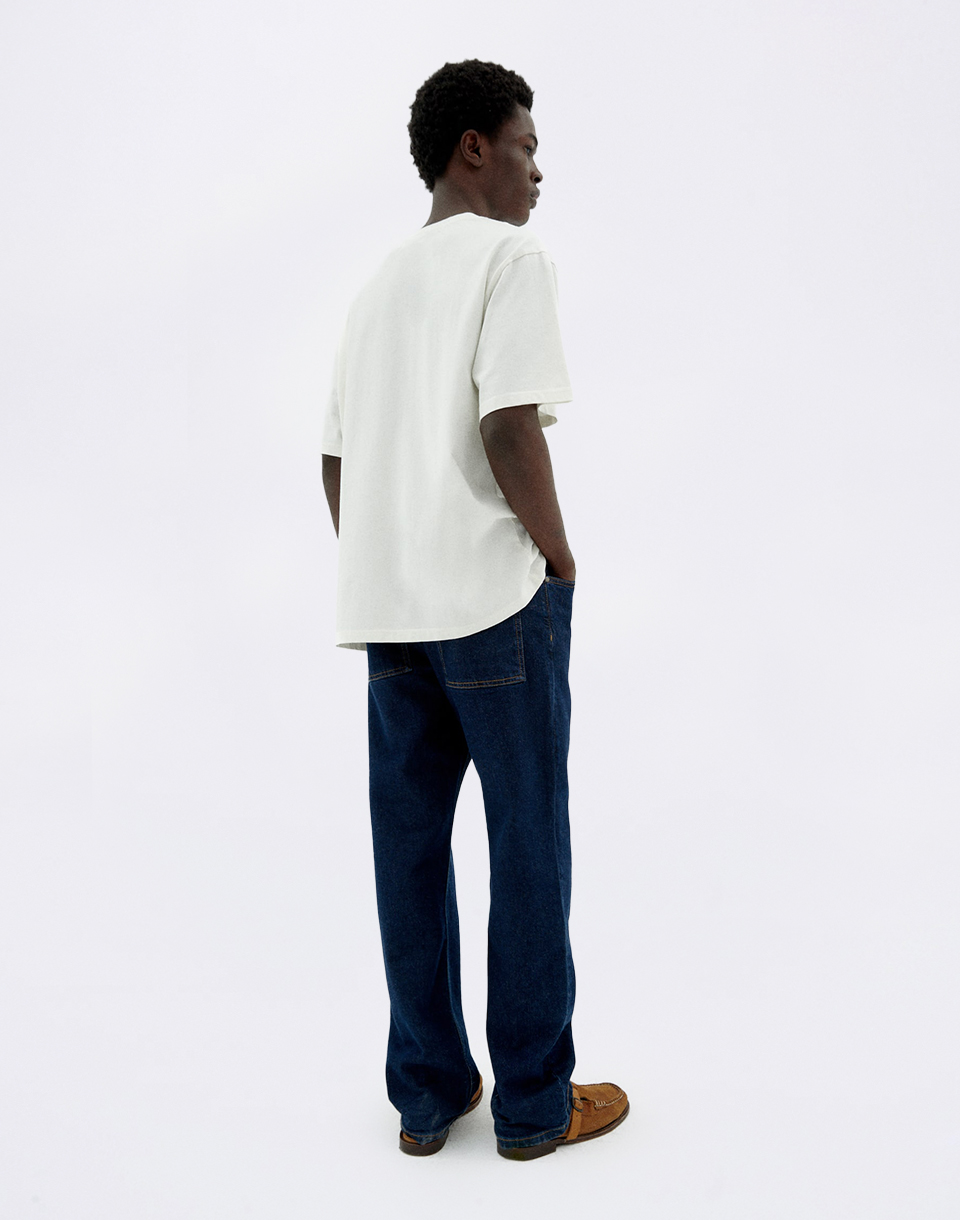 Thinking MU Dark Clean Denim David Pants DENIM 46