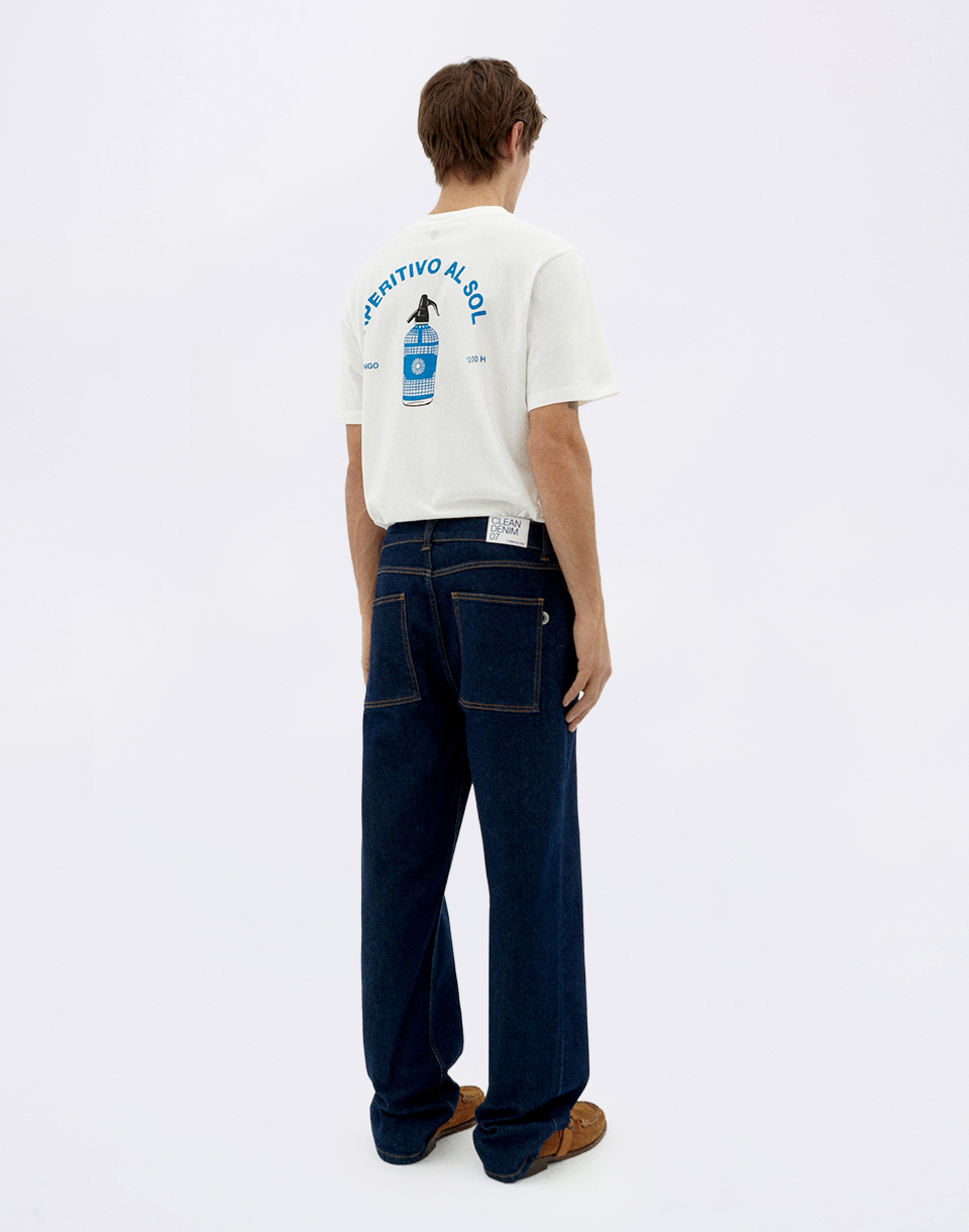 Thinking MU Denim Medium Wash Rainn Pants DENIM 44