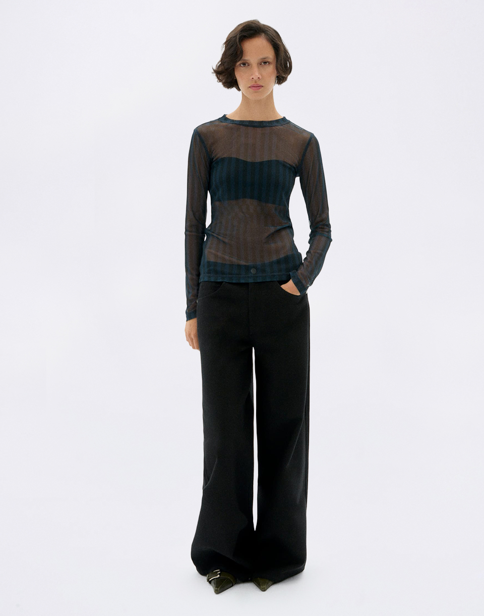 Thinking MU Esqué Blue Tere Top BLUE S