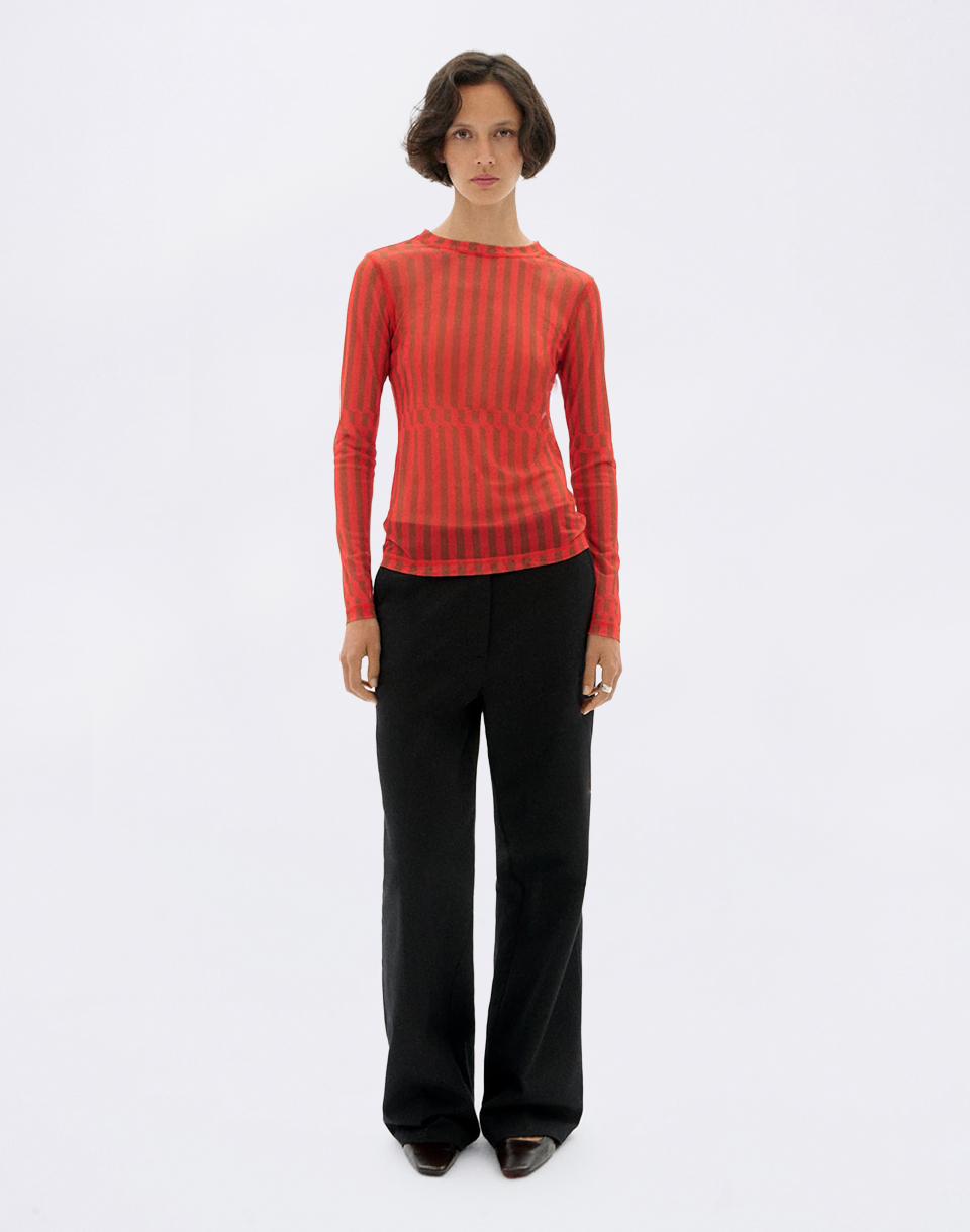 Thinking MU Esqué Orange Tere Top ORANGE M