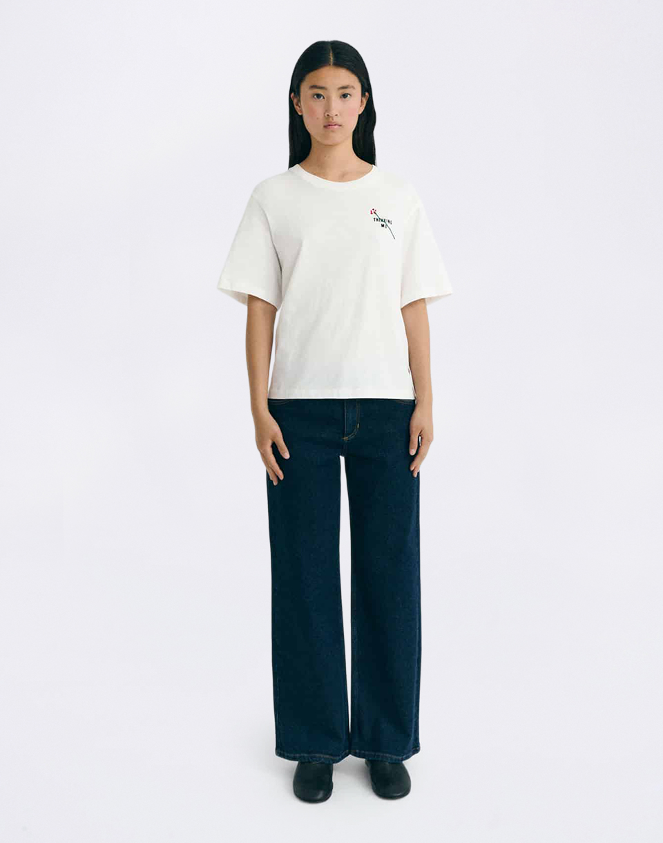 Thinking MU Flor TM Lucia Tee WHITE M