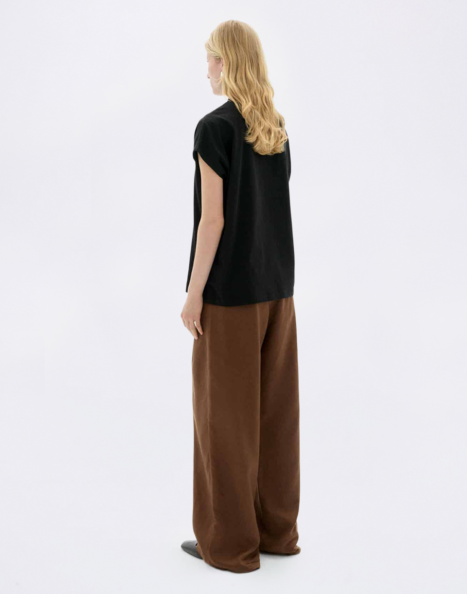 Thinking MU Flower Cord Black Volta Tee BLACK M