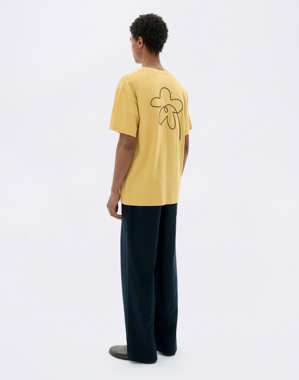 Thinking MU Flower Rope Sahara Sun Aaron Tee YELLOW S