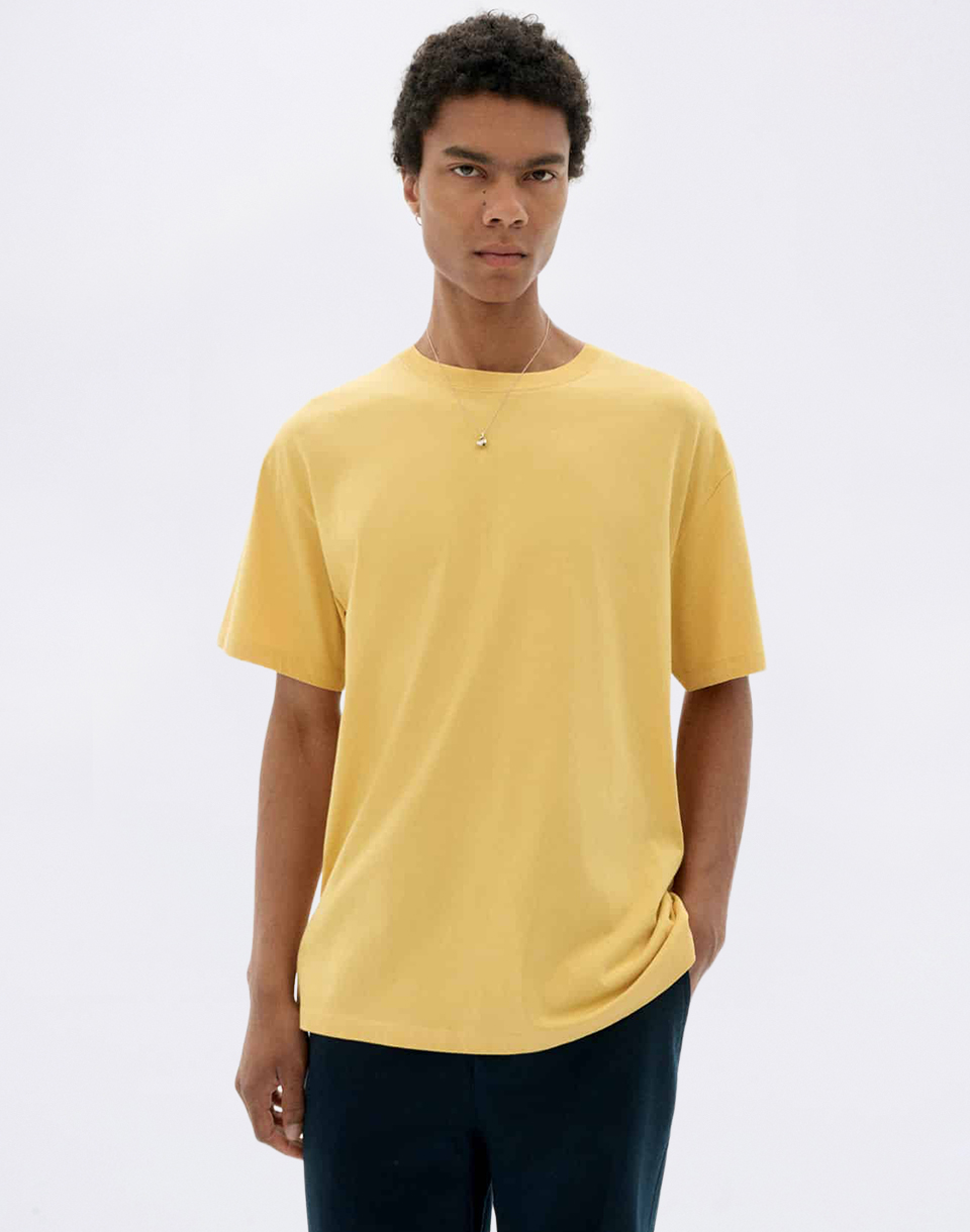 Thinking MU Flower Rope Sahara Sun Aaron Tee YELLOW S