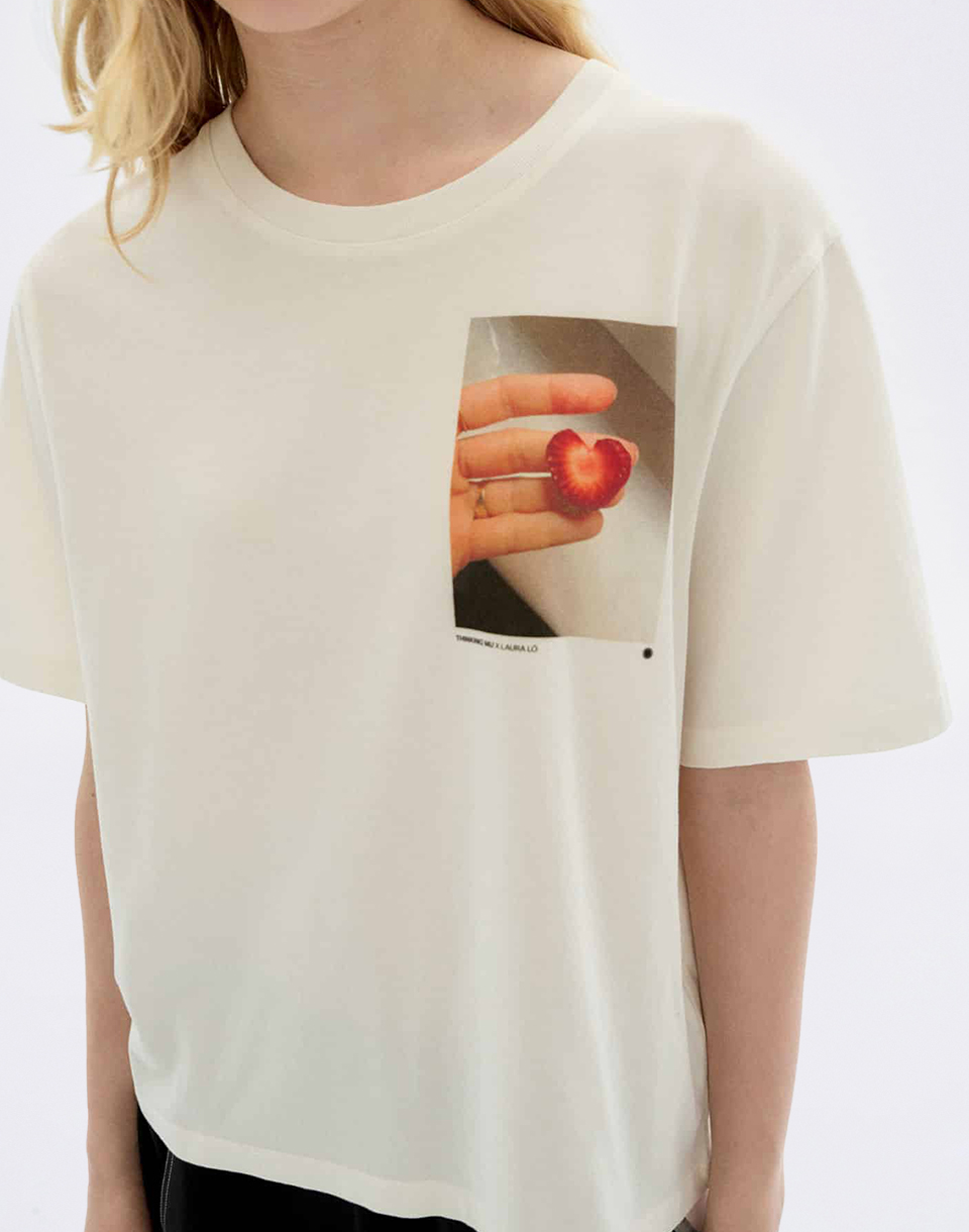 Thinking MU Fresa Lucia Tee WHITE M