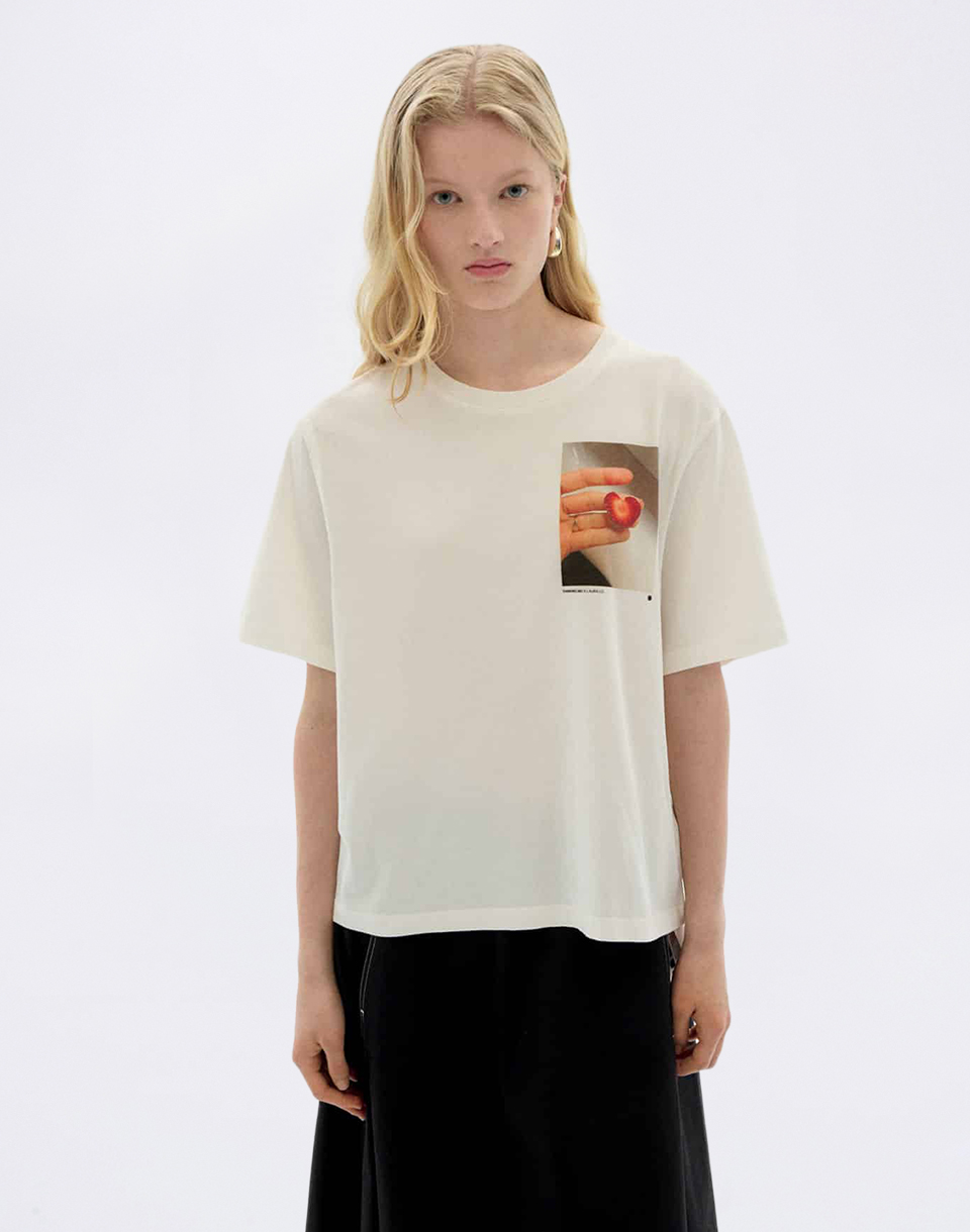 Thinking MU Fresa Lucia Tee WHITE M
