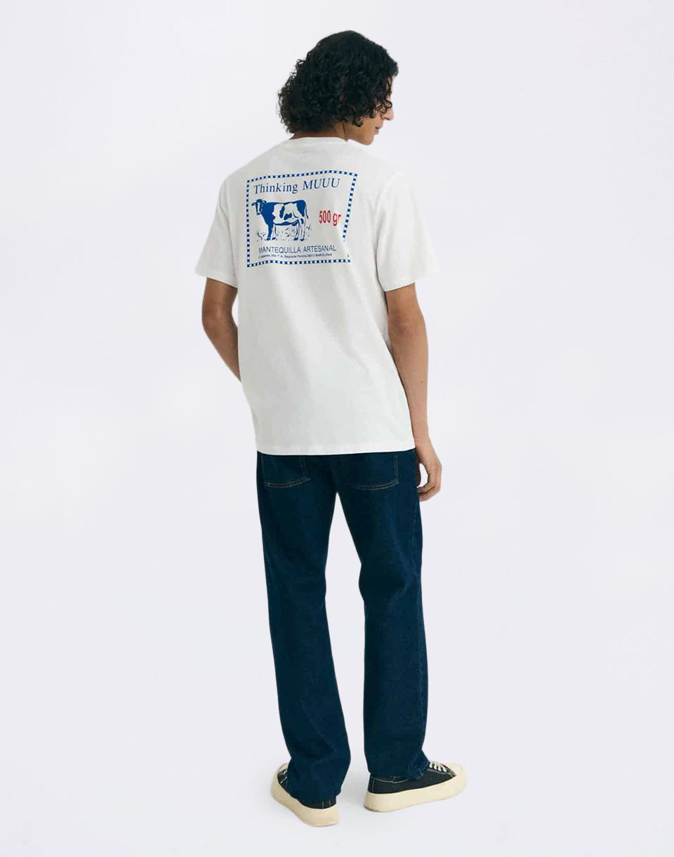 Tričko Thinking MU Mantega Zach Tee WHITE