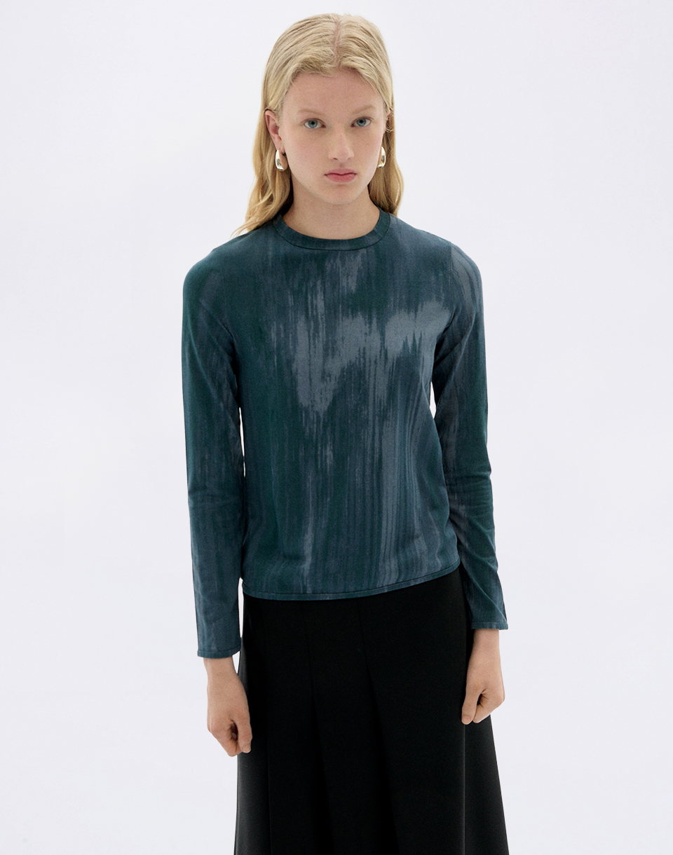 Tričko Thinking MU Ombre Blue Brisa Top MULTICOLOR