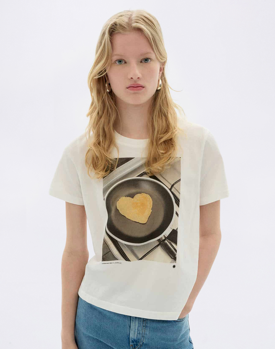 Thinking MU Pancake Ida Tee WHITE M