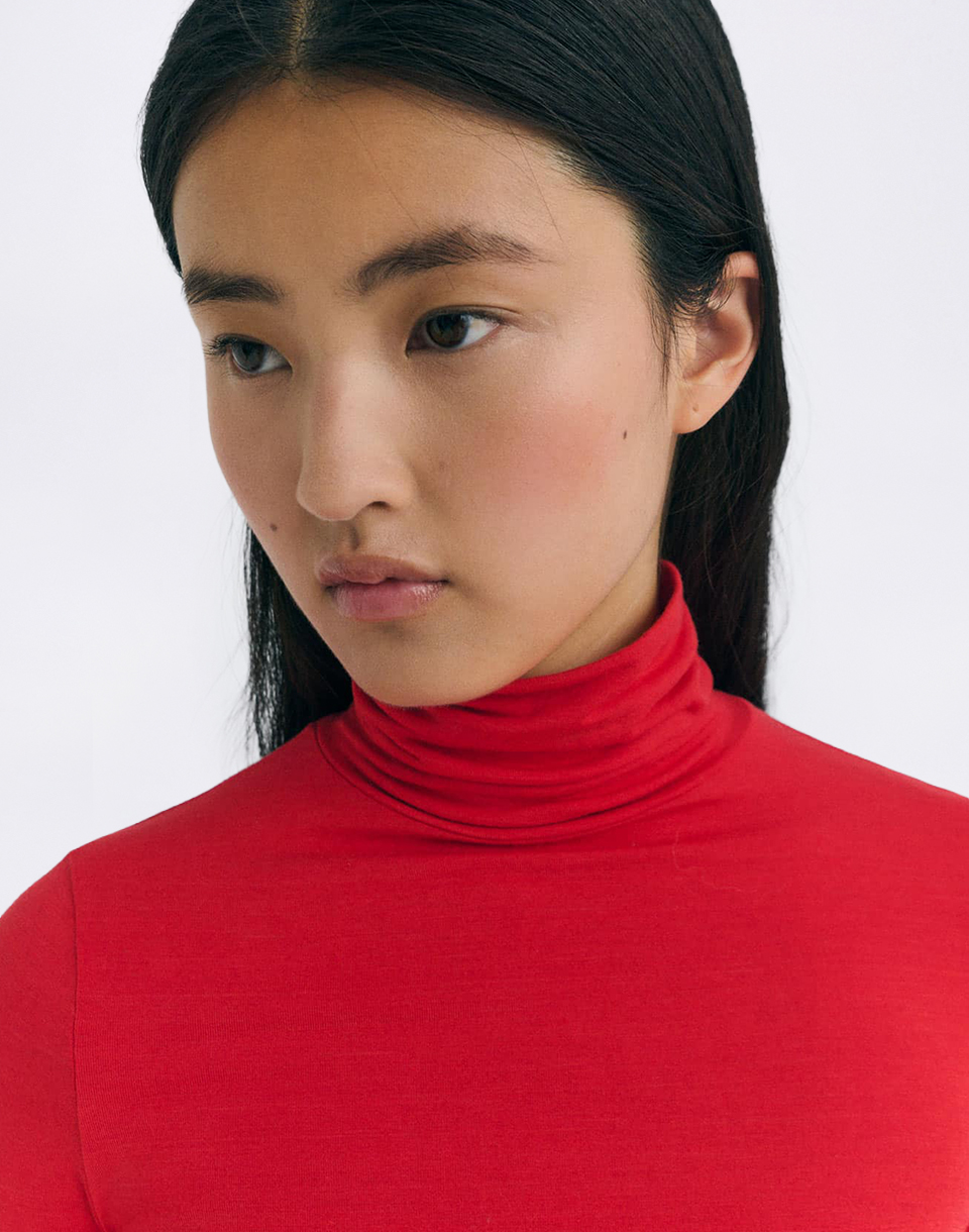 Thinking MU Red Noe Cachemire Top RED M