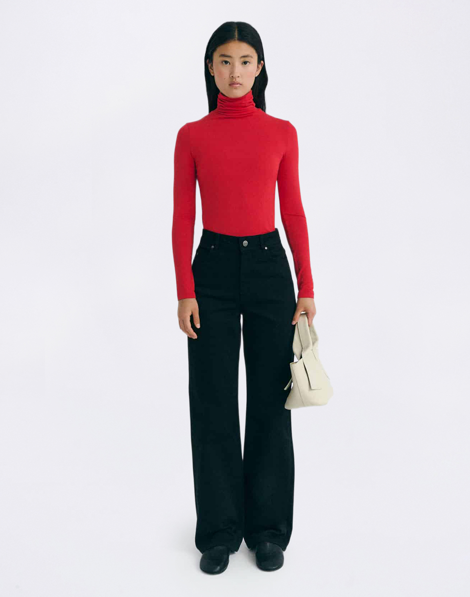 Thinking MU Red Noe Cachemire Top RED M
