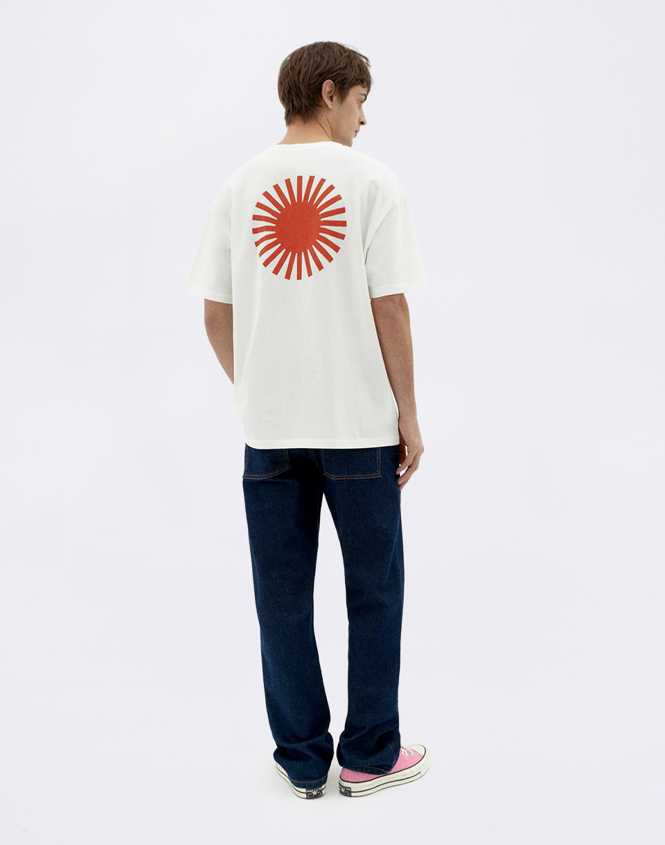 Tričko Thinking MU Sol Contrast White Aaron Tee WHITE