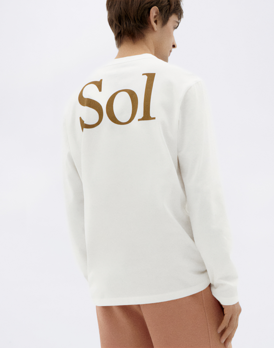 Thinking MU Sol Type White Emilio Tee WHITE M