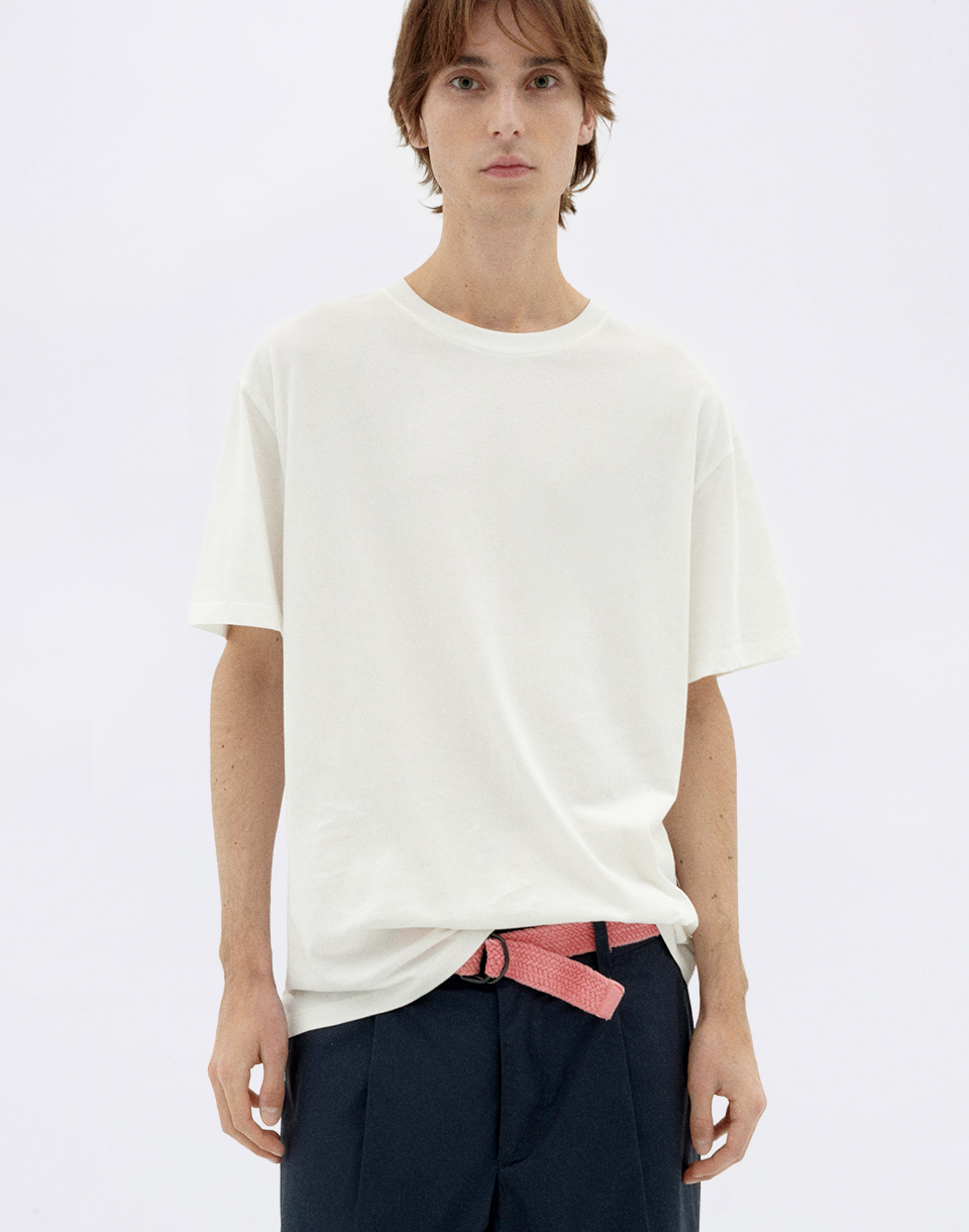 Tričko Thinking MU White Aaron Tee WHITE