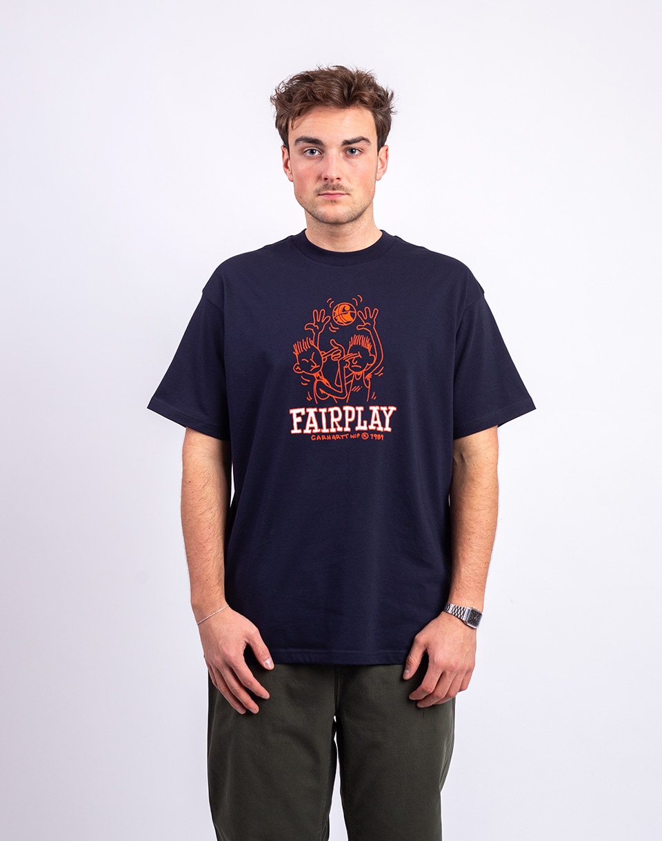 Tričko Carhartt WIP S/S Fairplay T-Shirt Dark Navy