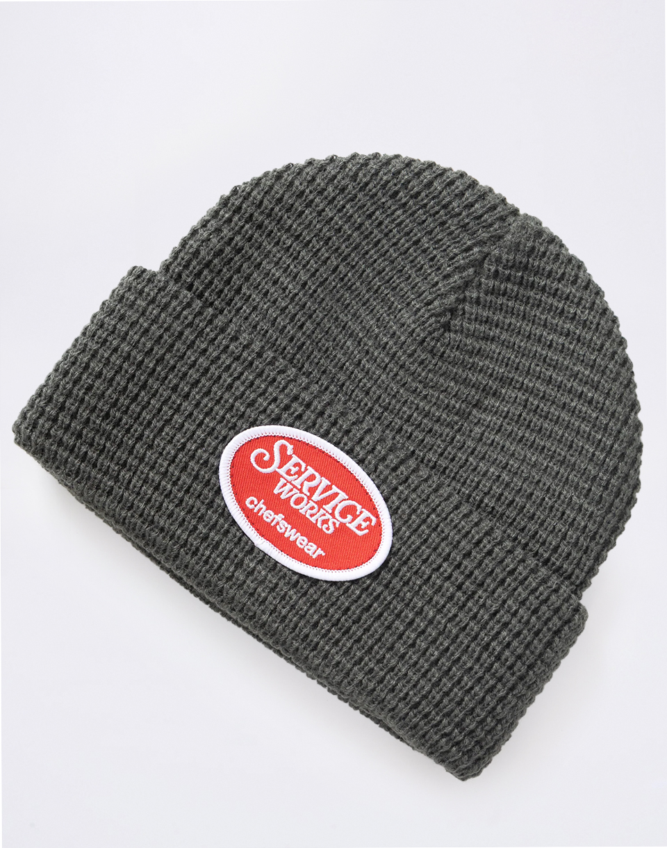 Service Works Waffle Patch Beanie GREY