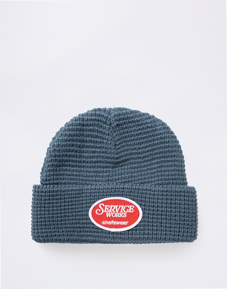 Service Works Waffle Patch Beanie TEAL