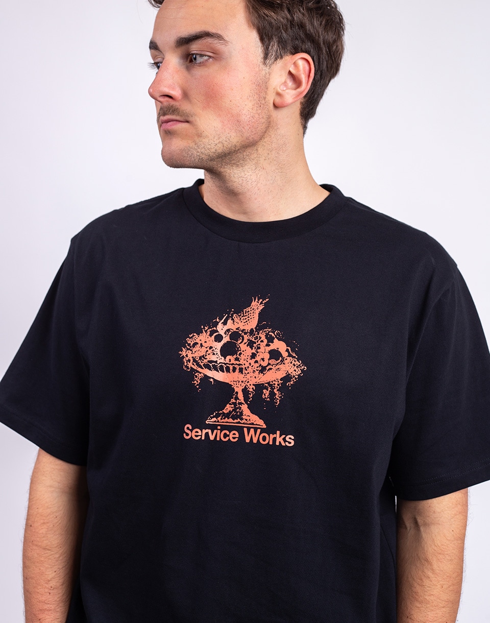 Service Works Fruit Bowl Tee BLACK S