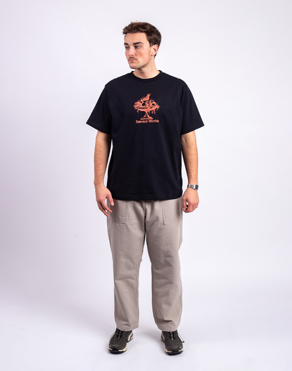 Service Works Fruit Bowl Tee BLACK S
