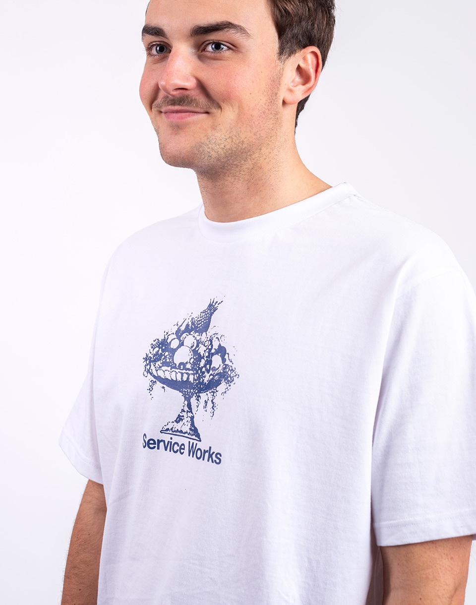 Service Works Fruit Bowl Tee WHITE L