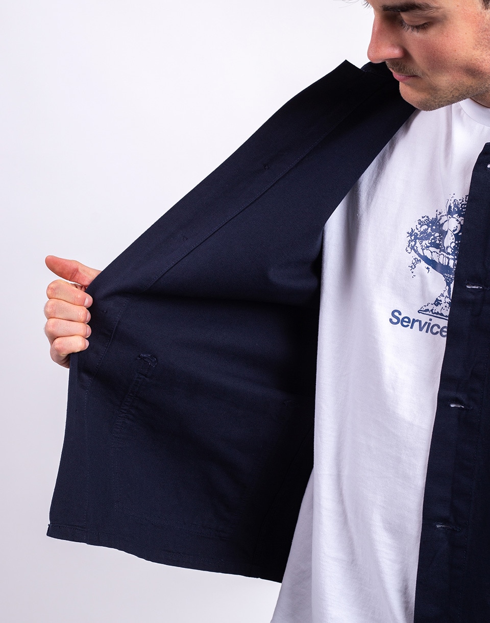 Service Works Canvas Chore Shirt DARK NAVY XL