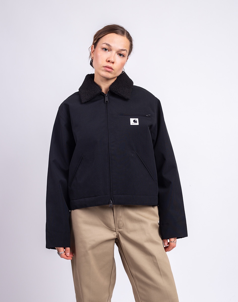 Carhartt WIP W' Newkirk Jacket Black/Wild Dog Print S