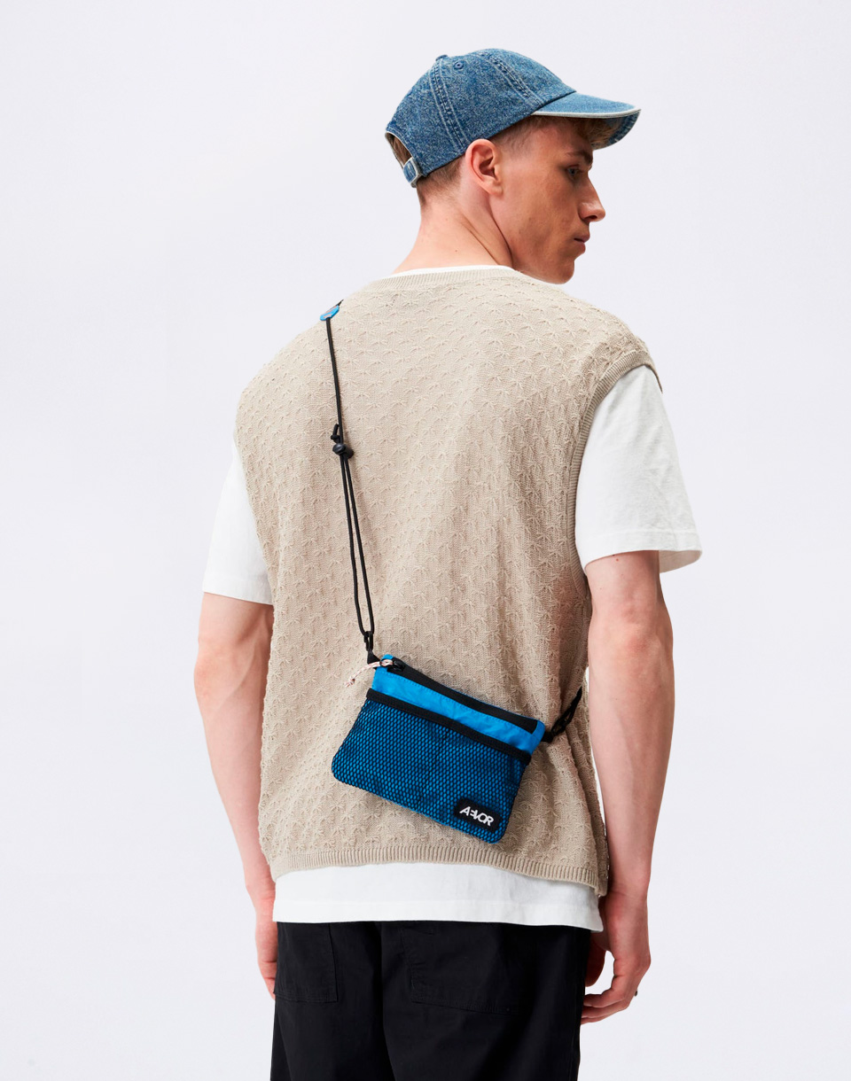 Aevor Chest Pouch Ripstop Retro Blue