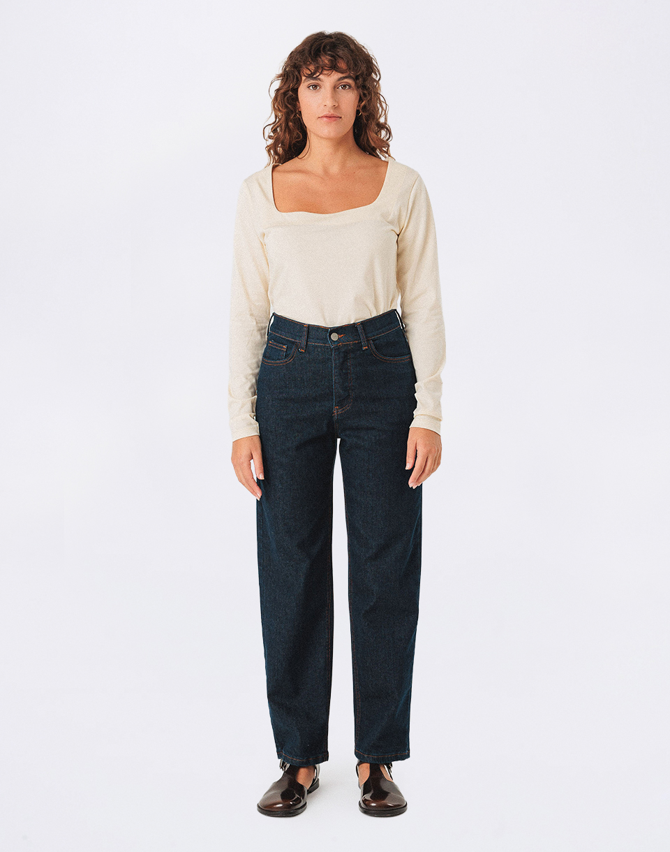 SKFK Ania Trousers F25DK DARK DENIM 36