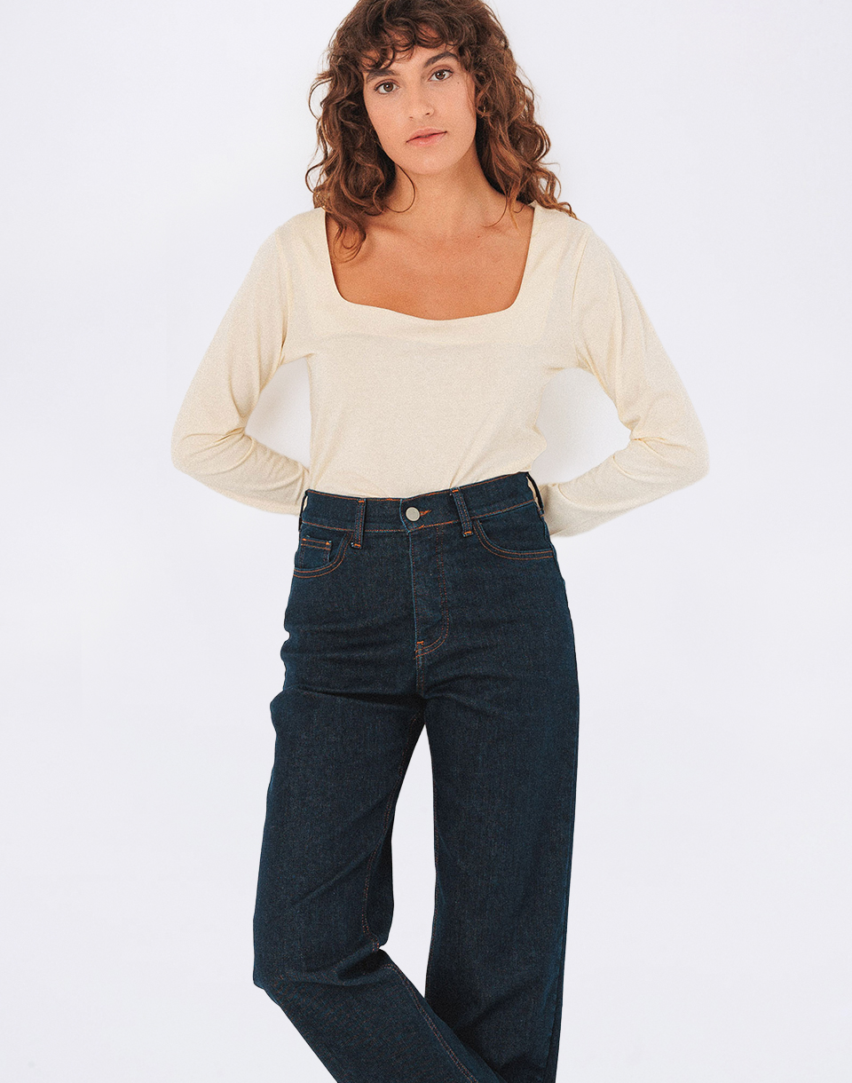 SKFK Ania Trousers F25DK DARK DENIM 36