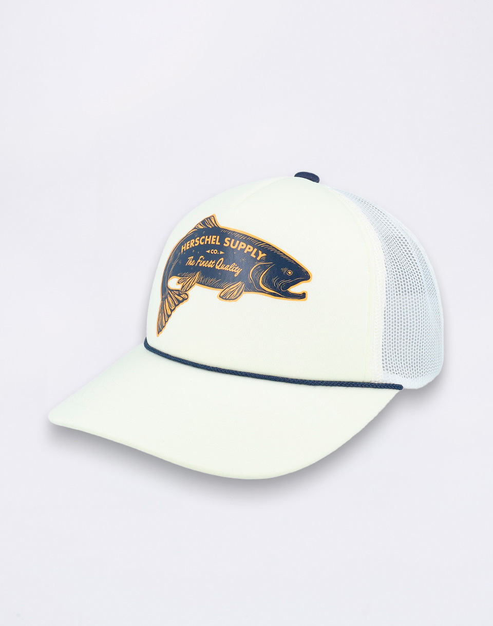 Herschel Supply Marina Mesh Fish Cap Vintage White