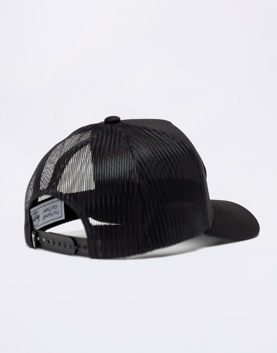Herschel Supply Whaler Tall Mesh Gas Station Cap Black