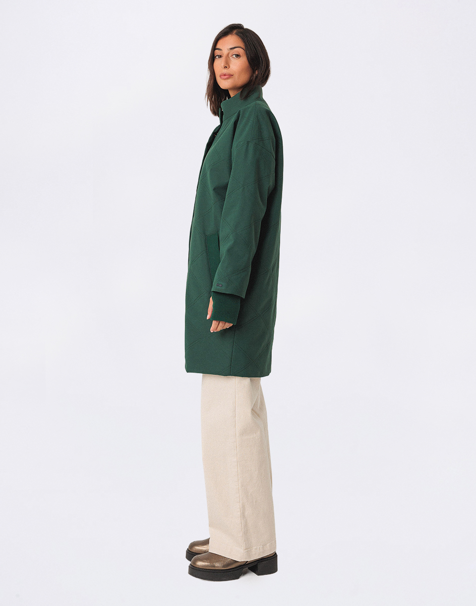 SKFK Brigita Cout F25G9 DARK GREEN 36