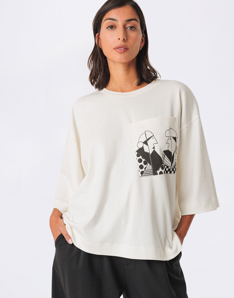 Tričko SKFK Hendaia F2511 WHITE