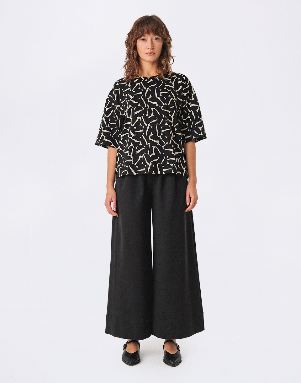 Tričko SKFK Lariz GOTS T-Shirt F25S13 HALFANDHALF