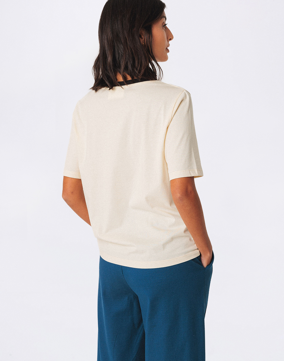 SKFK Lierni GOTS T-Shirt F2513 CREAM 36