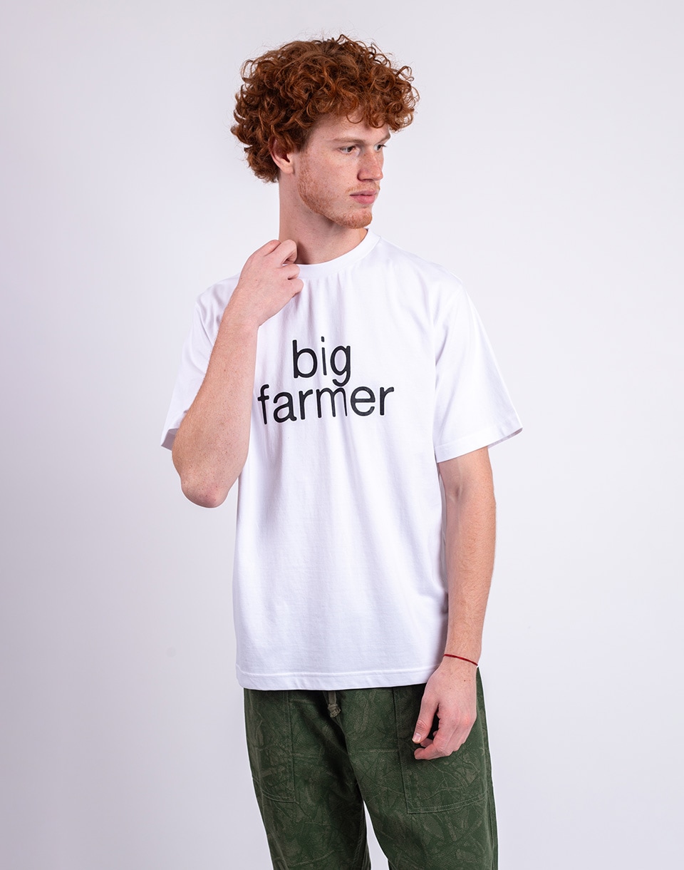 Tričko Service Works Big Farmer Tee WHITE