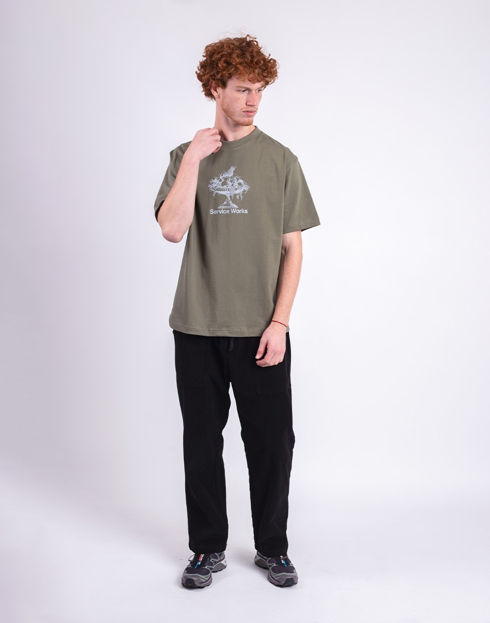 Service Works Fruit Bowl Tee OLIVE M