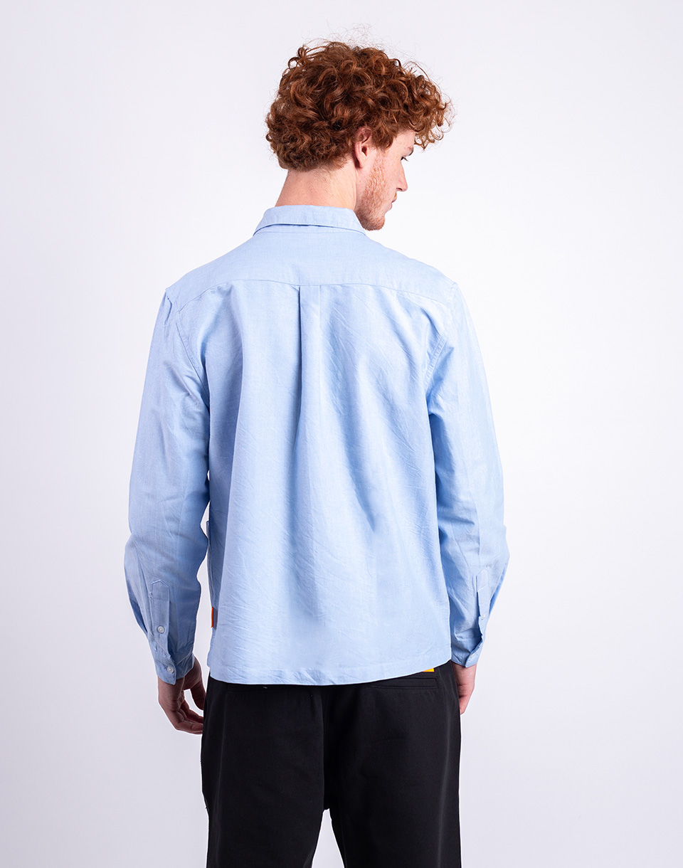 Service Works Waiter Shirt OXFORD BLUE XL