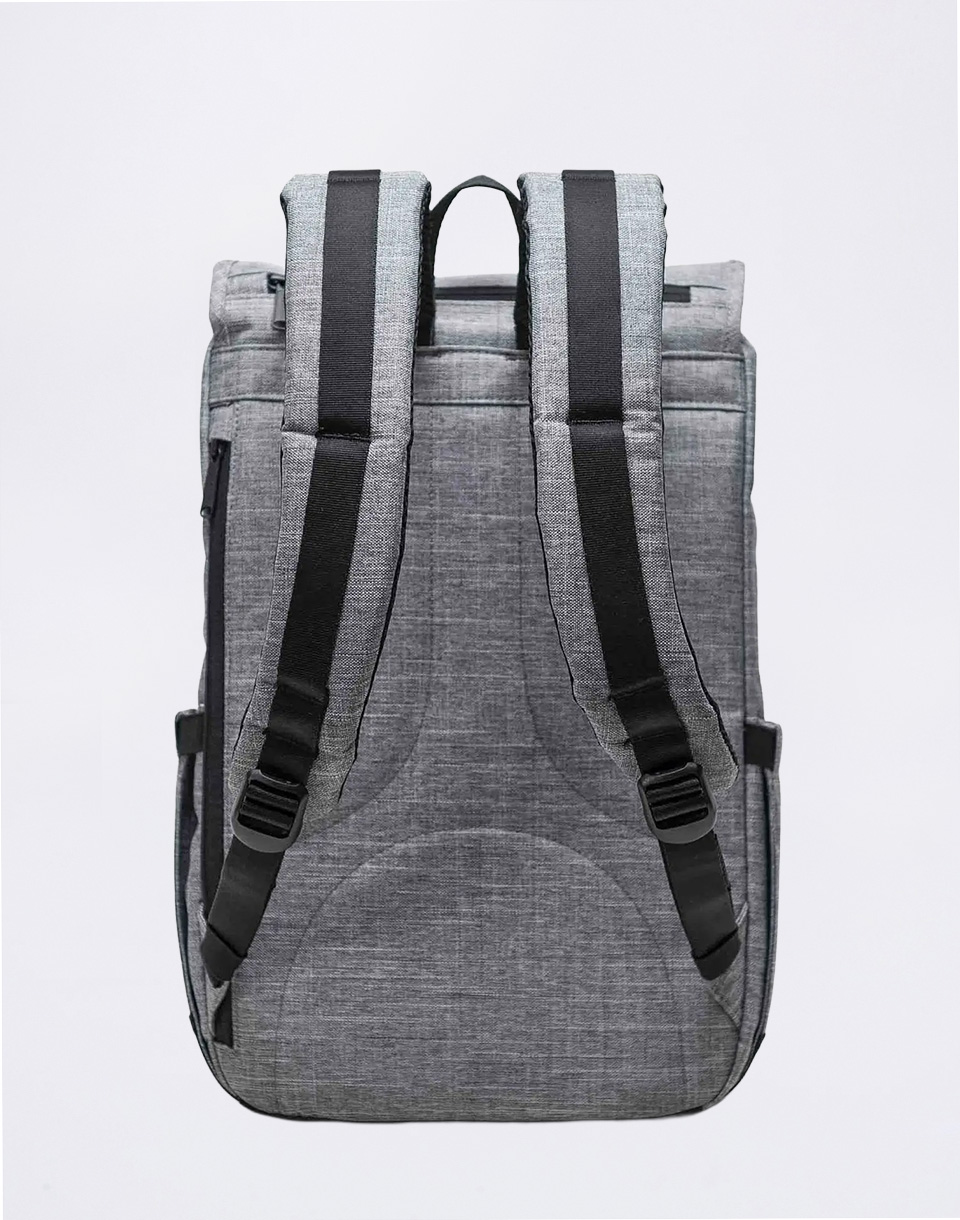 Herschel Supply Little America Mid-Volume Raven Crosshatch