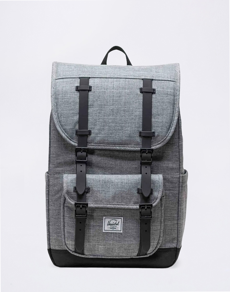 Batoh Herschel Supply Little America Mid-Volume Raven Crosshatch