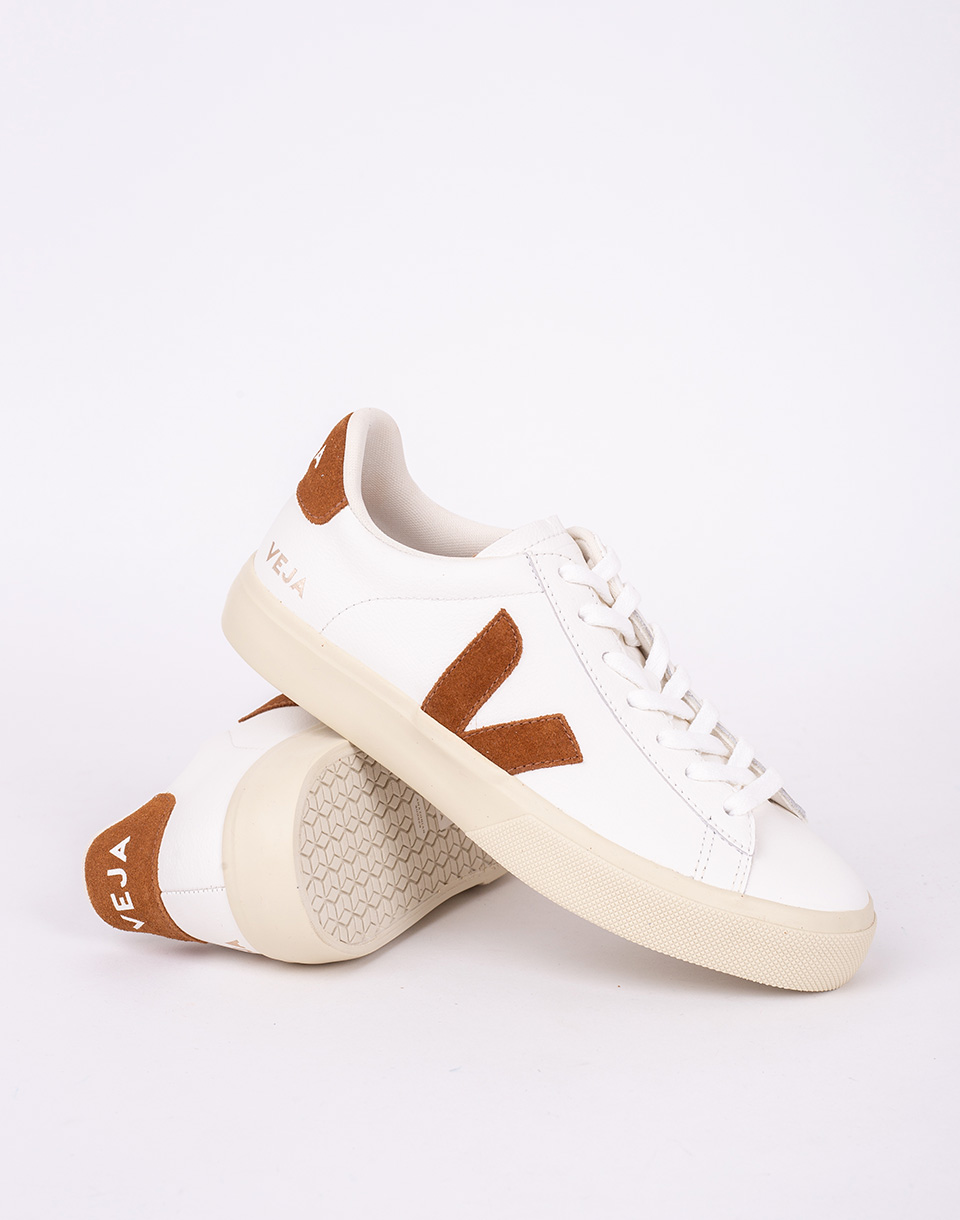 Veja Campo Leather WHITE_COGNAC 39
