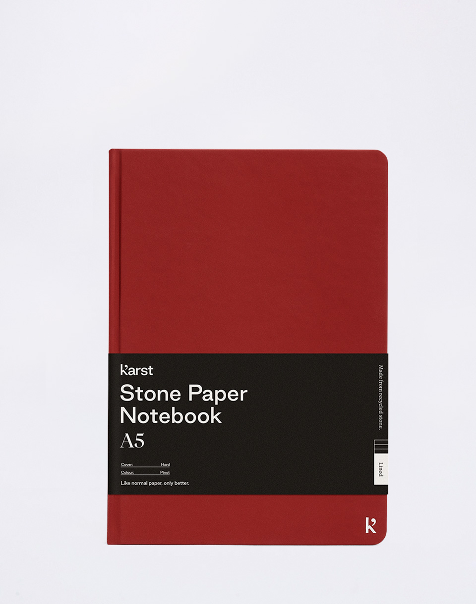 Karst Hardcover Notebook A5 Pinot
