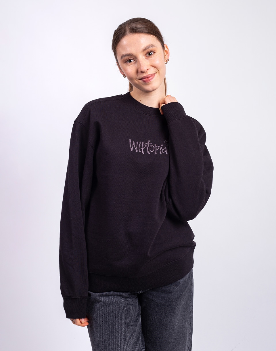 Carhartt WIP W' Wiptopia Script Sweatshirt Black/Dark Grey S