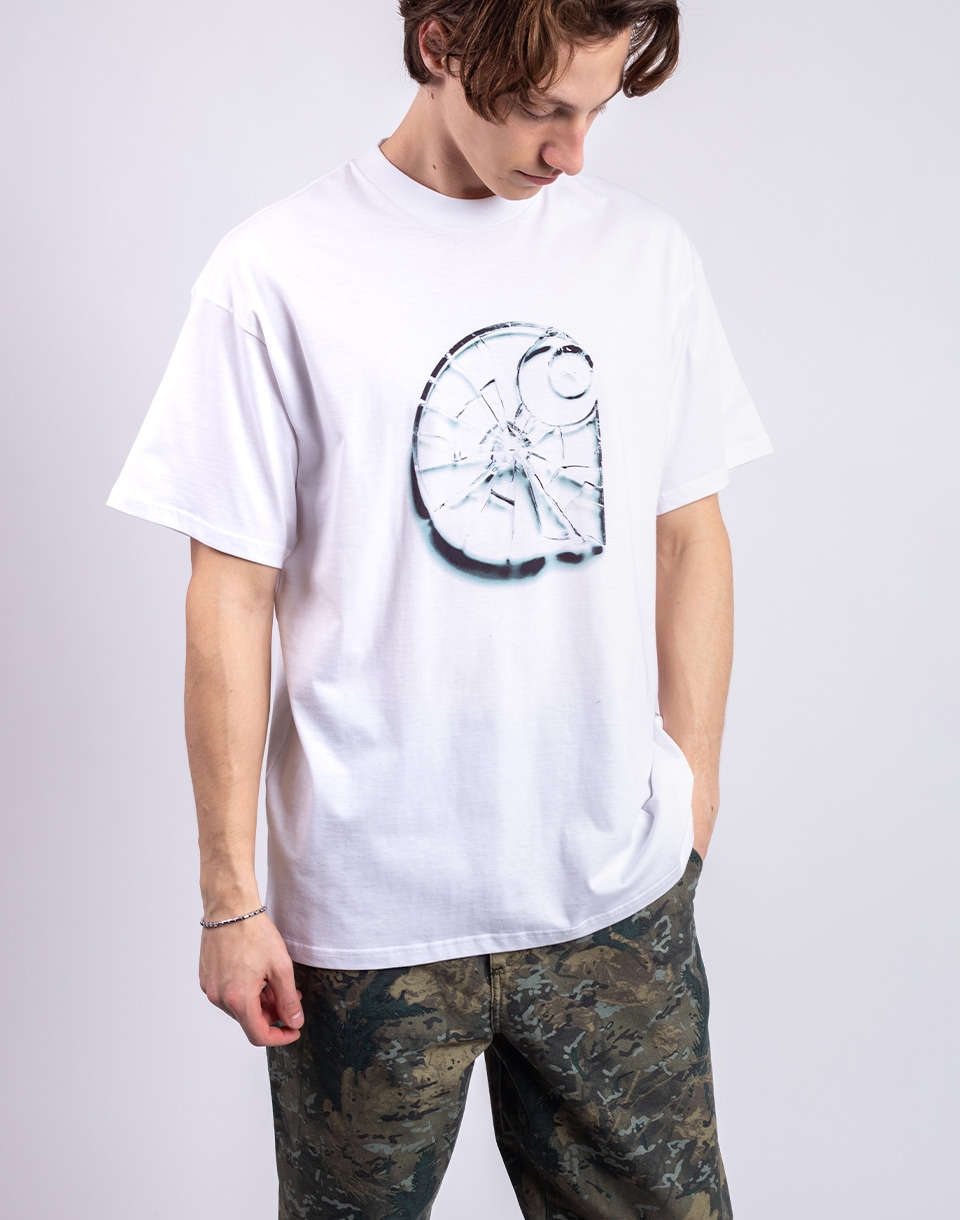 Tričko Carhartt WIP S/S Shattered T-Shirt White