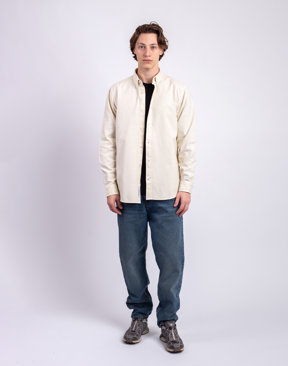 Carhartt WIP L/S Bolton Shirt Salt XL