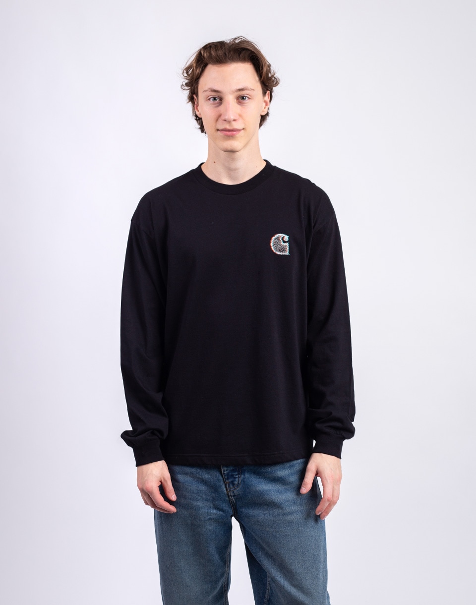Carhartt WIP L/S Mind Your Head T-Shirt Black L