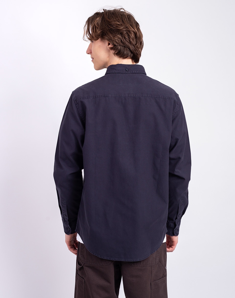 Carhartt WIP L/S Bolton Shirt Dark Navy L