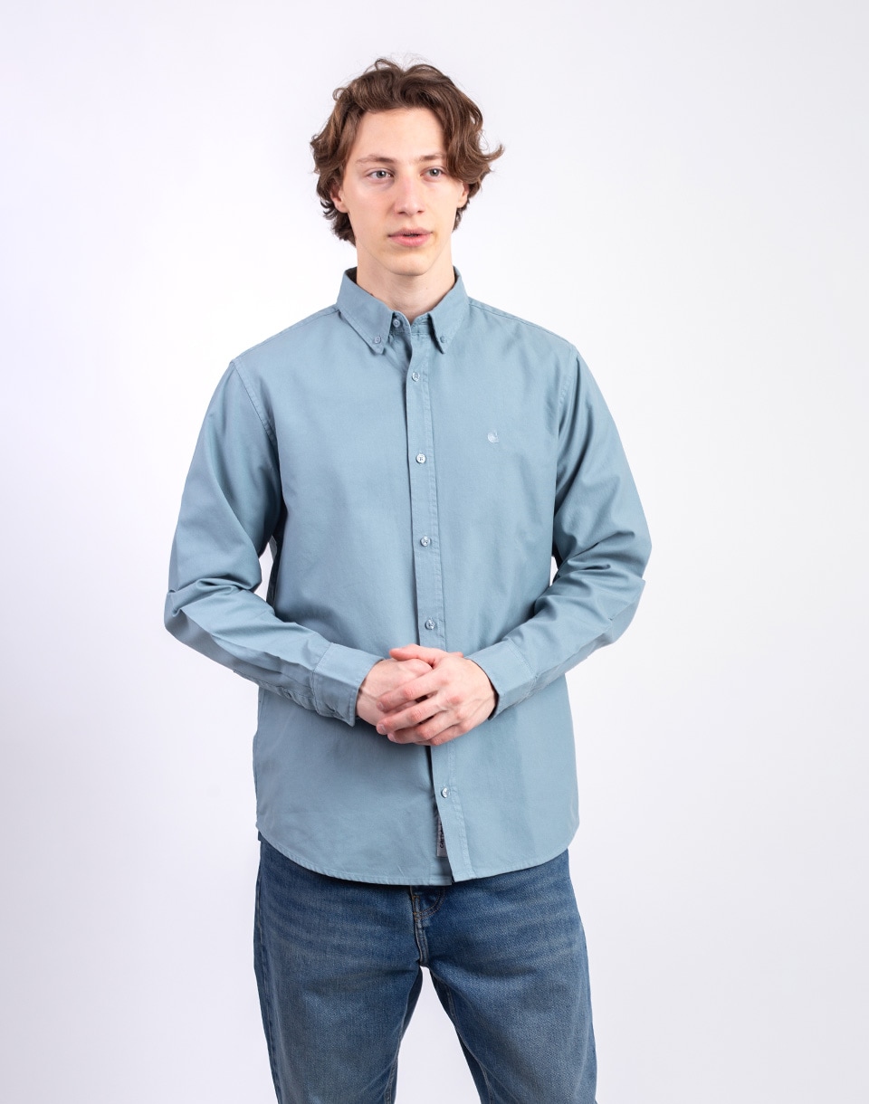 Carhartt WIP L/S Bolton Shirt Citadel XL