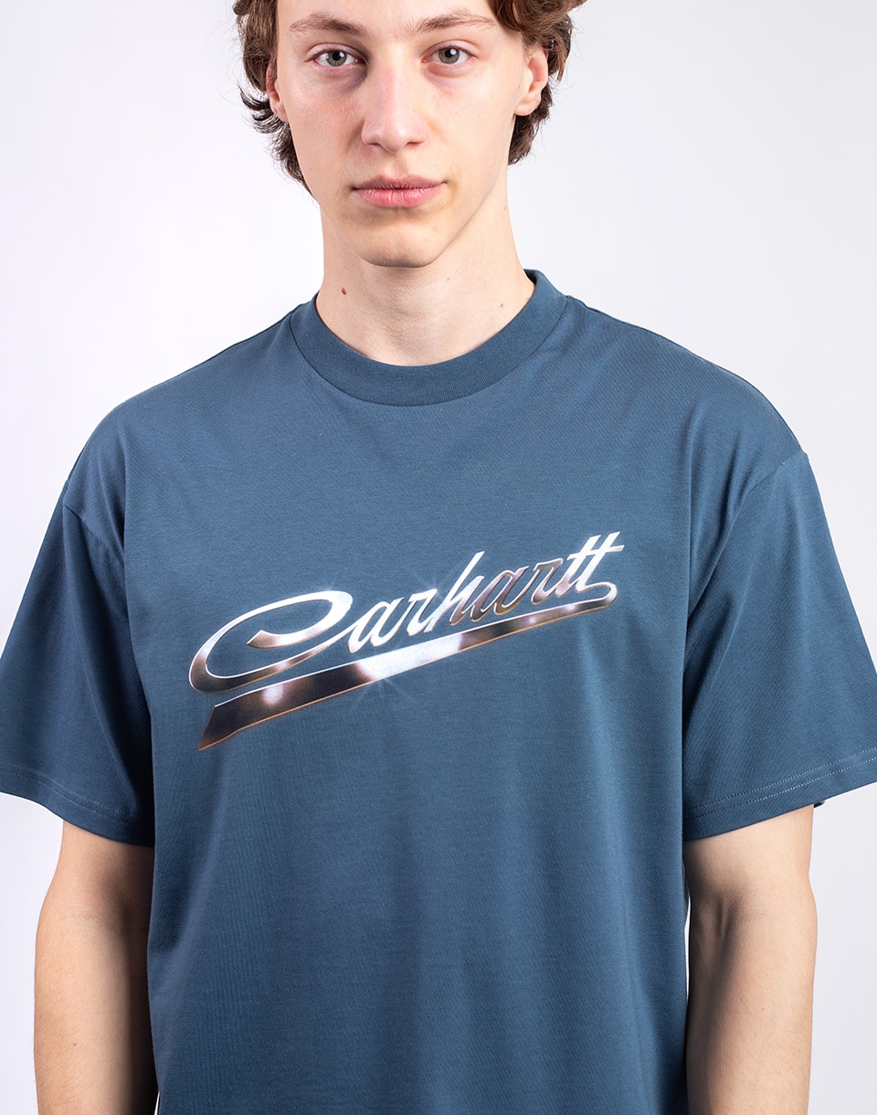 Carhartt WIP S/S Vrooom T-Shirt Office Blue L